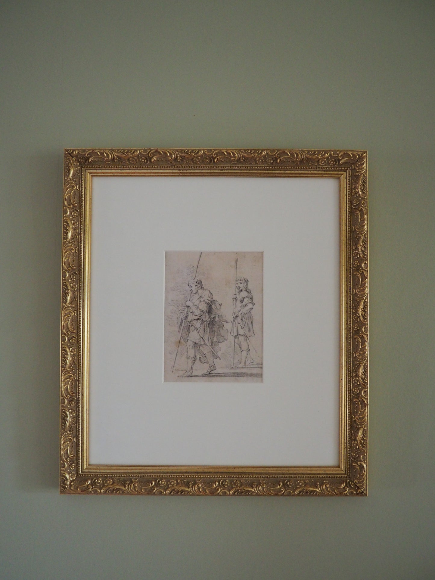 Old master drawing, School of Rembrandt, 17th century