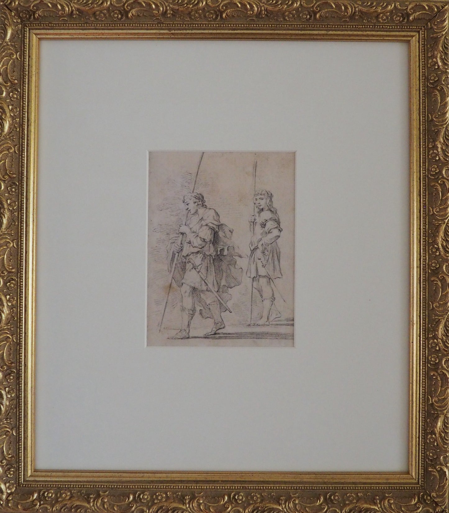 Old master drawing, School of Rembrandt, 17th century
