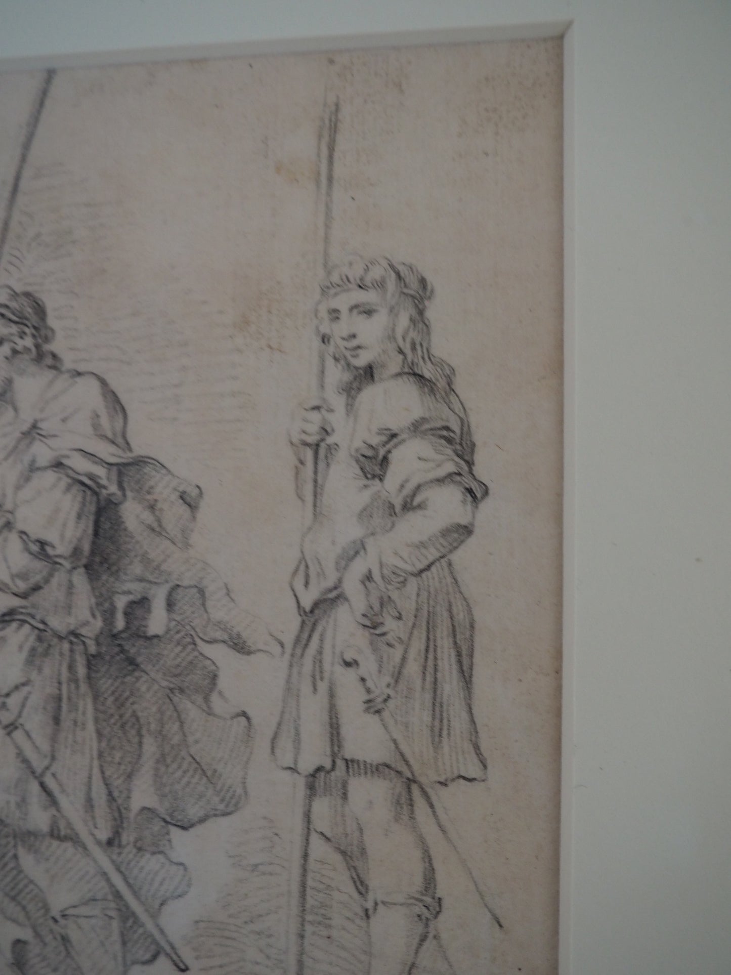Old master drawing, School of Rembrandt, 17th century