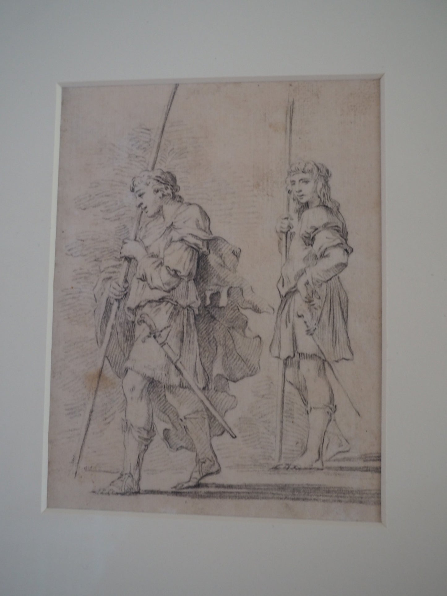 Old master drawing, School of Rembrandt, 17th century