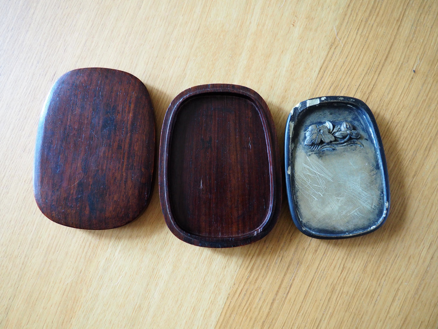 Late Qing Period Inkstone in Original Hardwood Box