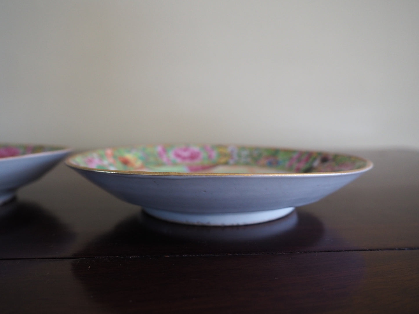 Pair of Canton Export Plates – Daoguang Period