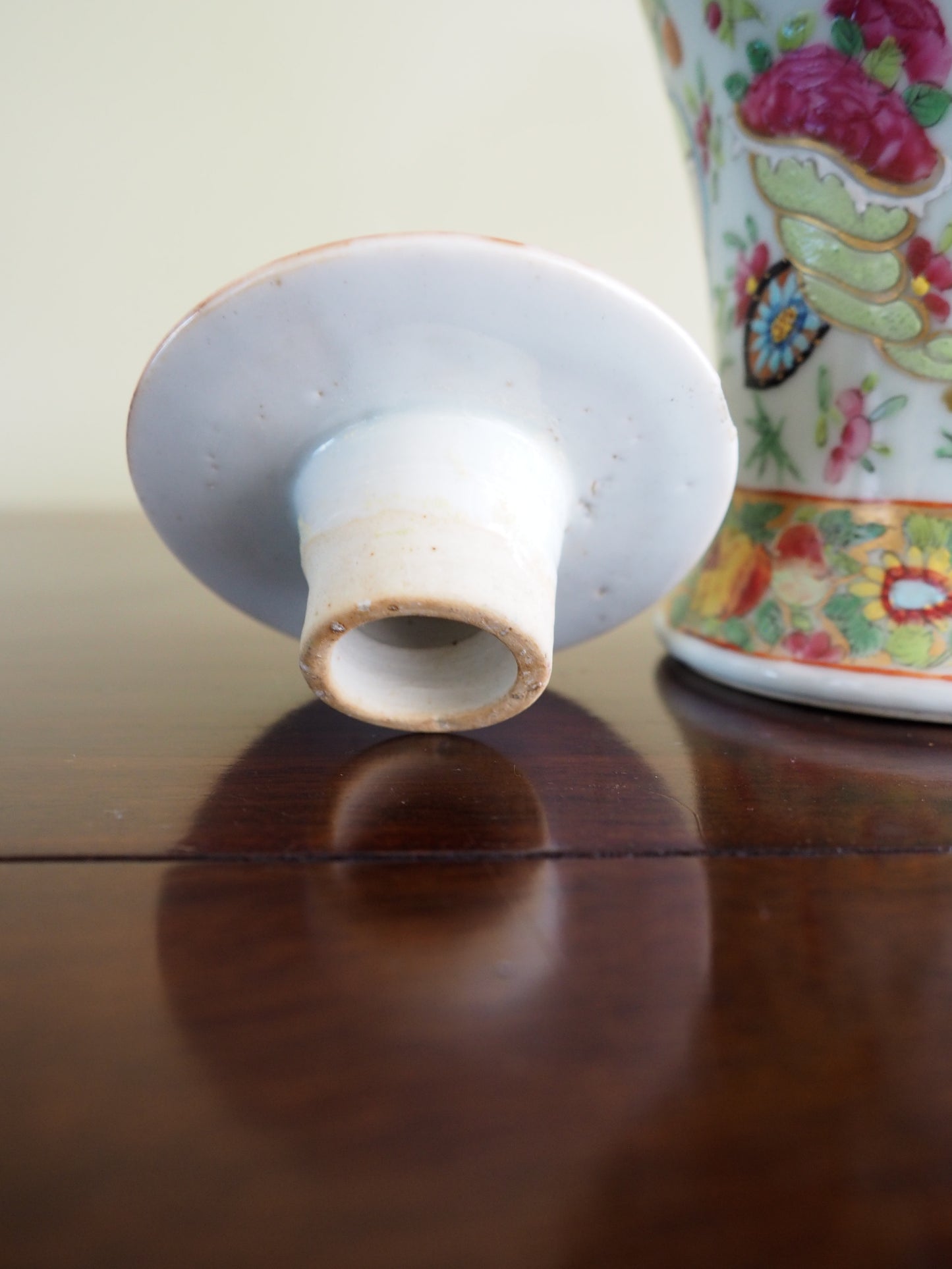 Canton Famille Rose Vase with Cover – Qing Dynasty