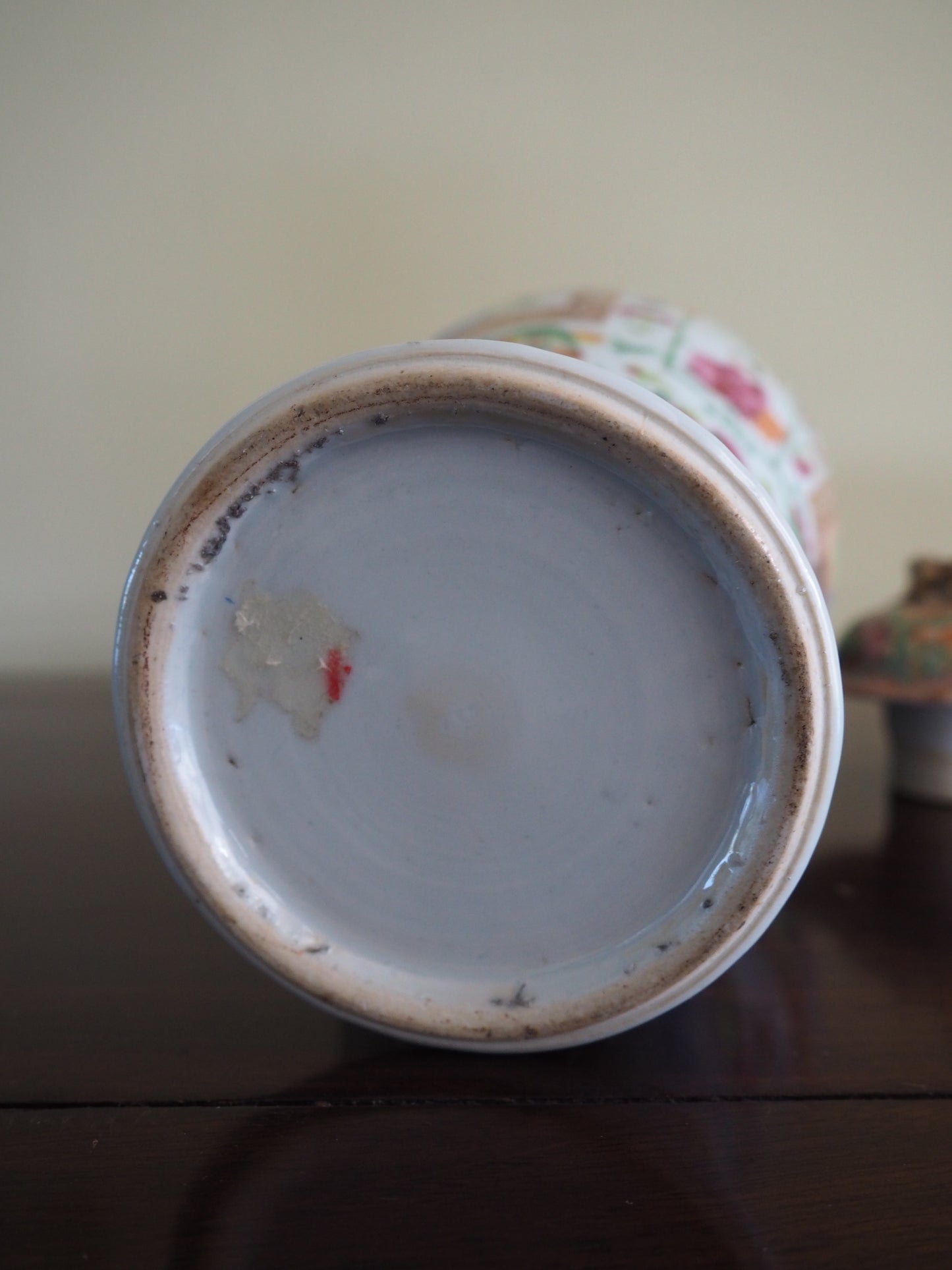 Canton Famille Rose Vase with Cover – Qing Dynasty