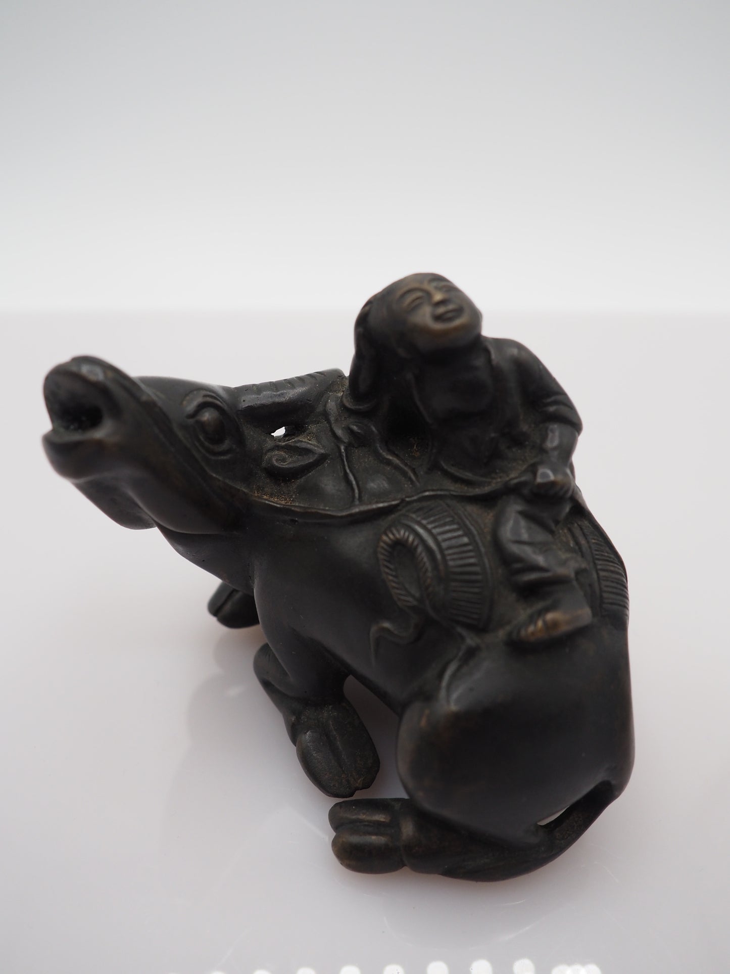 Rare Chinese Water Dropper – Boy on Ox, 18th/19th Century