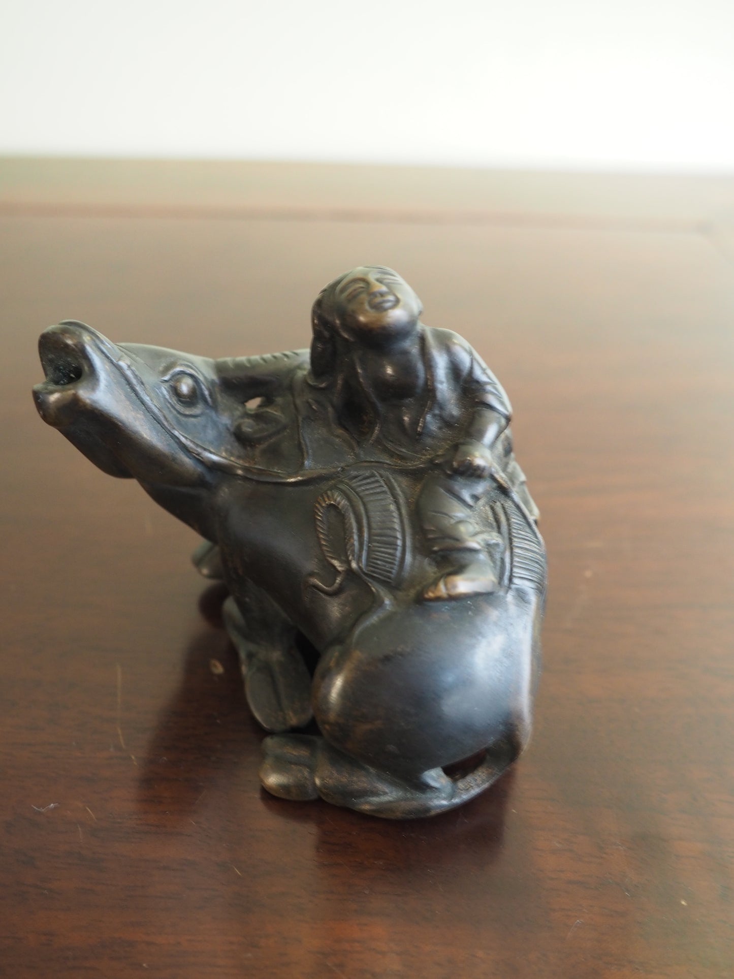 Rare Chinese Water Dropper – Boy on Ox, 18th/19th Century