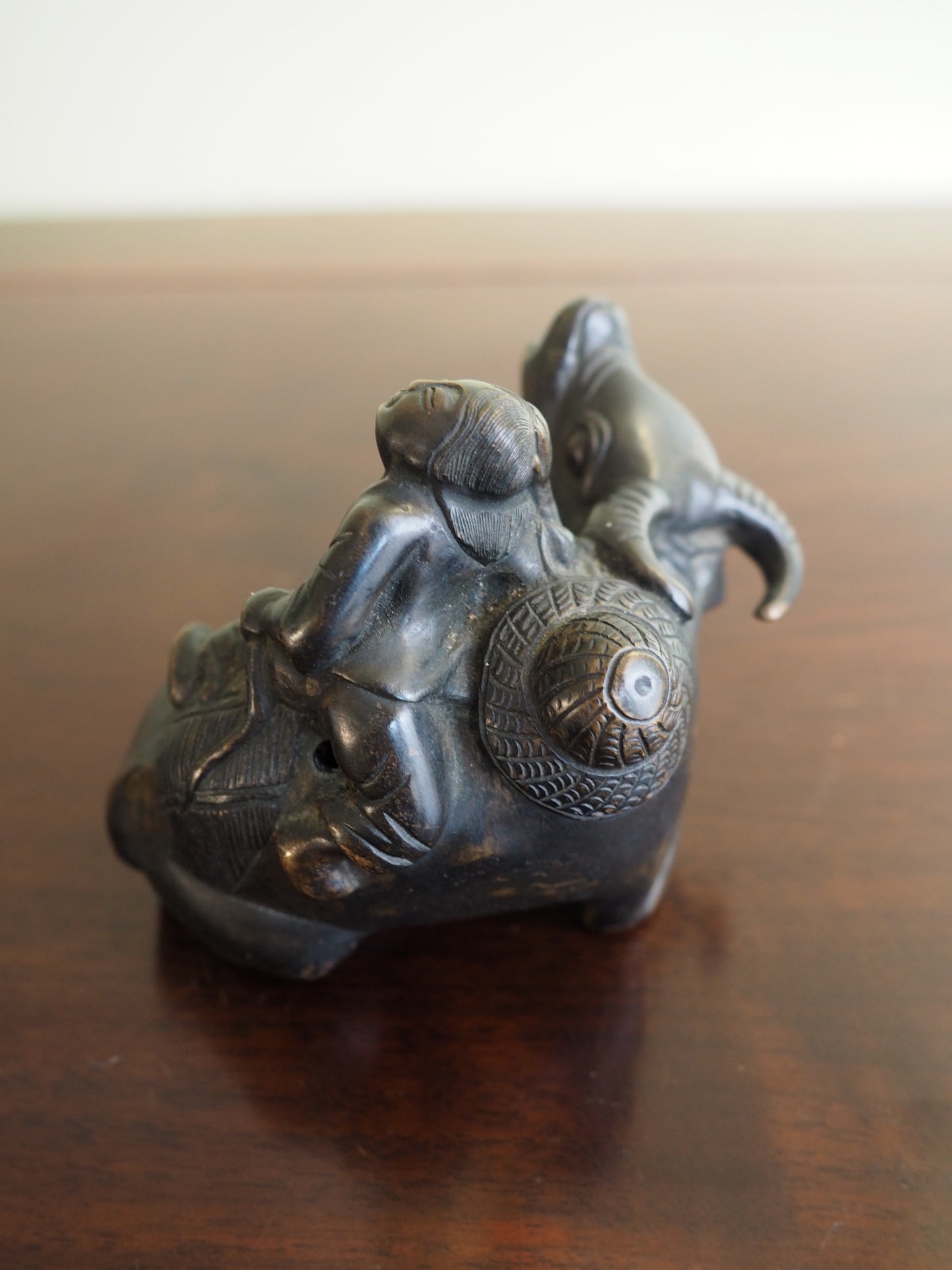 Rare Chinese Water Dropper – Boy on Ox, 18th/19th Century