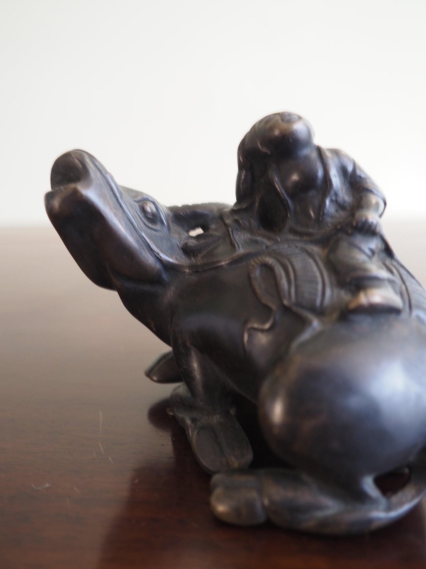 Rare Chinese Water Dropper – Boy on Ox, 18th/19th Century