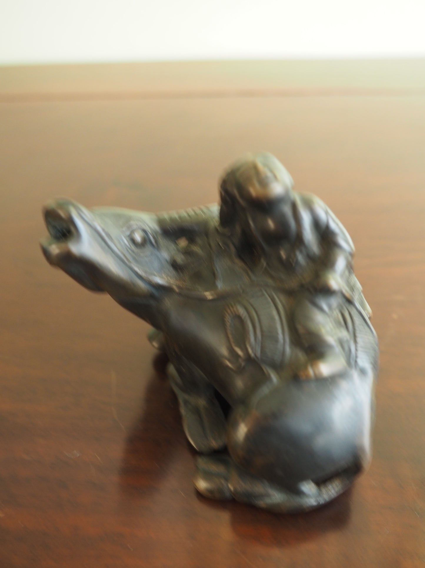 Rare Chinese Water Dropper – Boy on Ox, 18th/19th Century