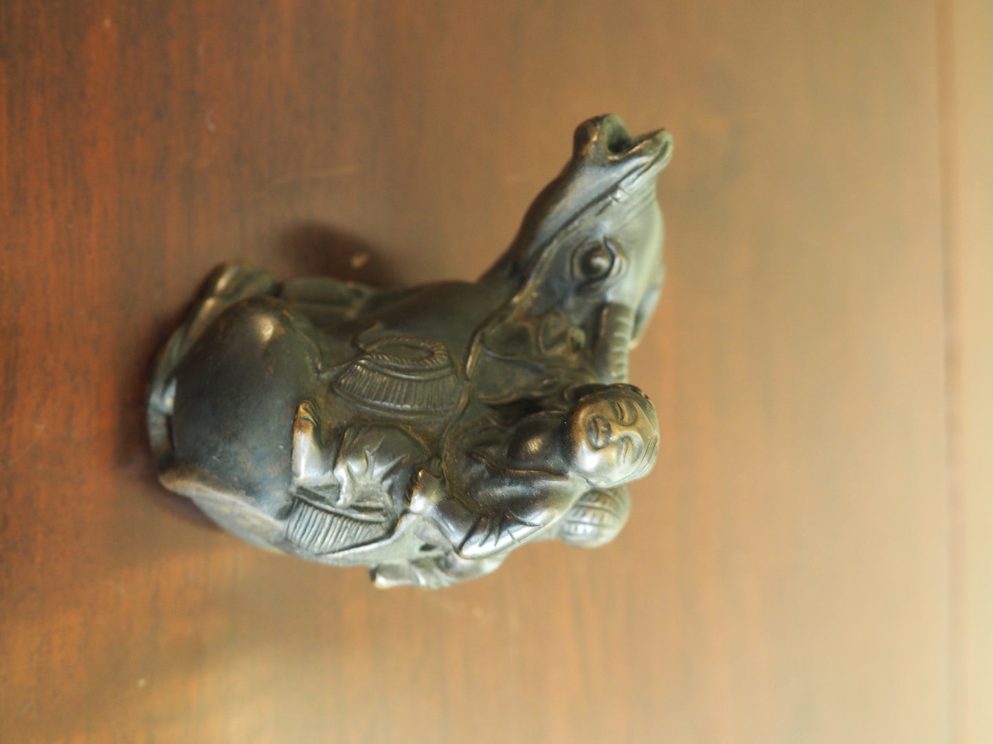 Rare Chinese Water Dropper – Boy on Ox, 18th/19th Century