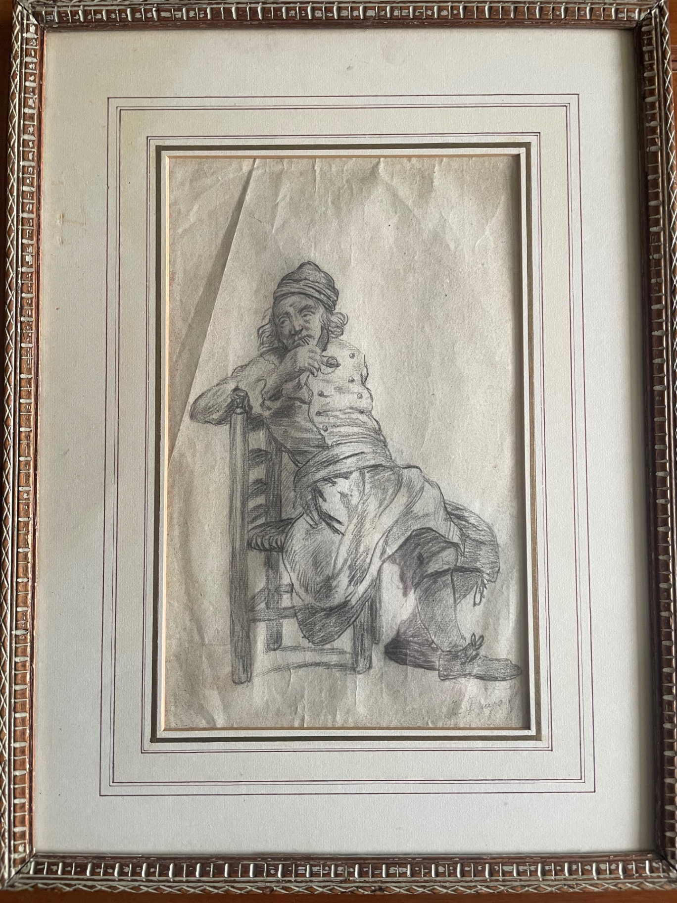 Jacobus Buys (1724–1801) — Seated Man with a Pipe