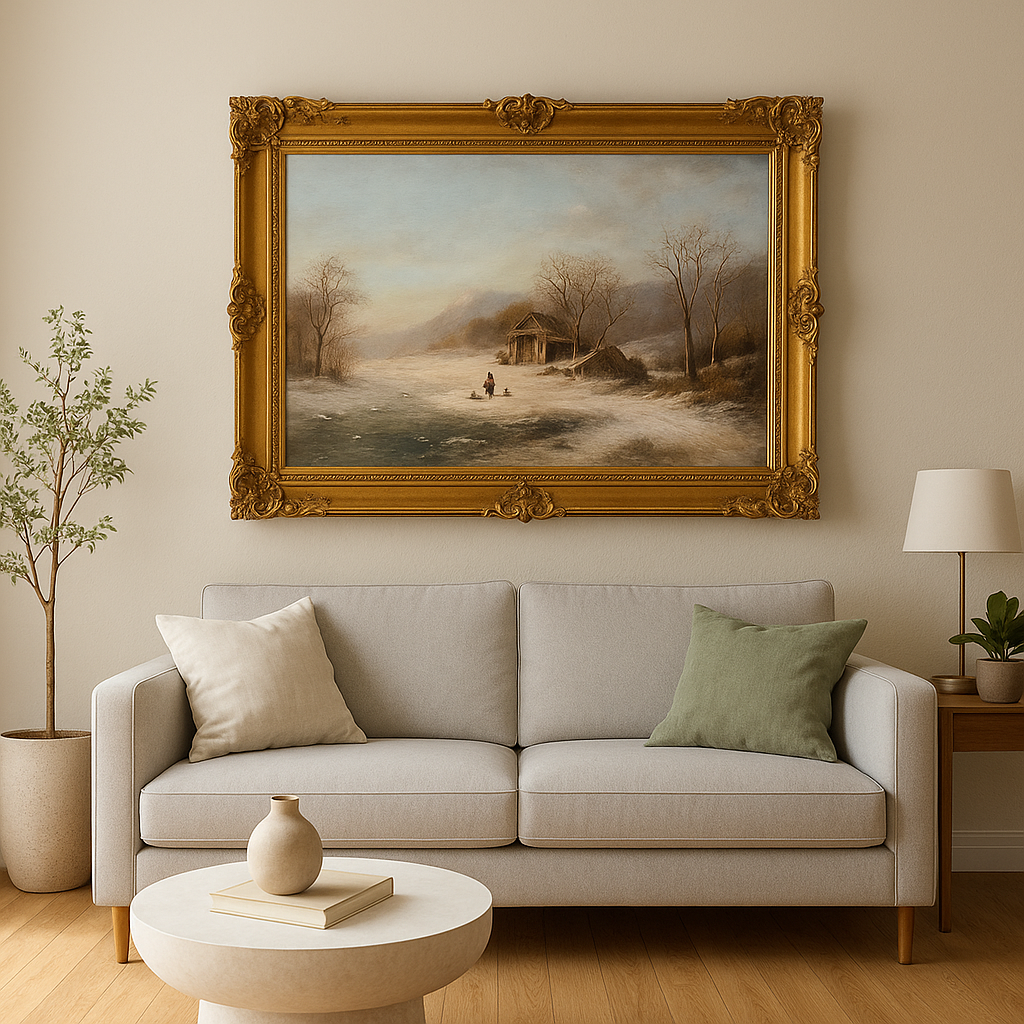 Winter Landscape by Bernhard Peters