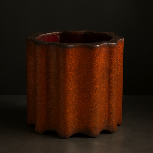Chinese Shagreen-Covered Bitong (Brush Pot)
