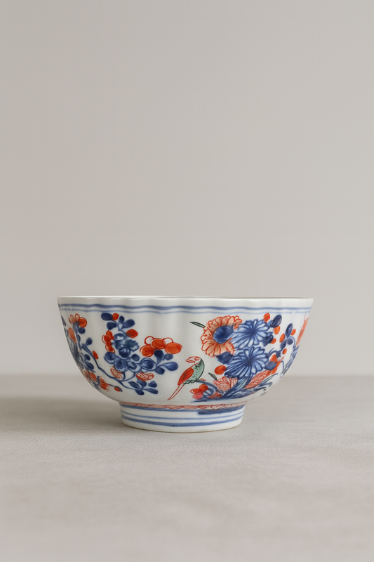 Kangxi Period 'Amsterdam Bont' Bowl – Parrot &amp; Floral Design | Ex Museum
