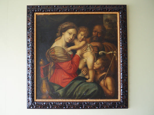 Italian School (circa 1580–1620) The Holy Family with the Infant Saint John the Baptist