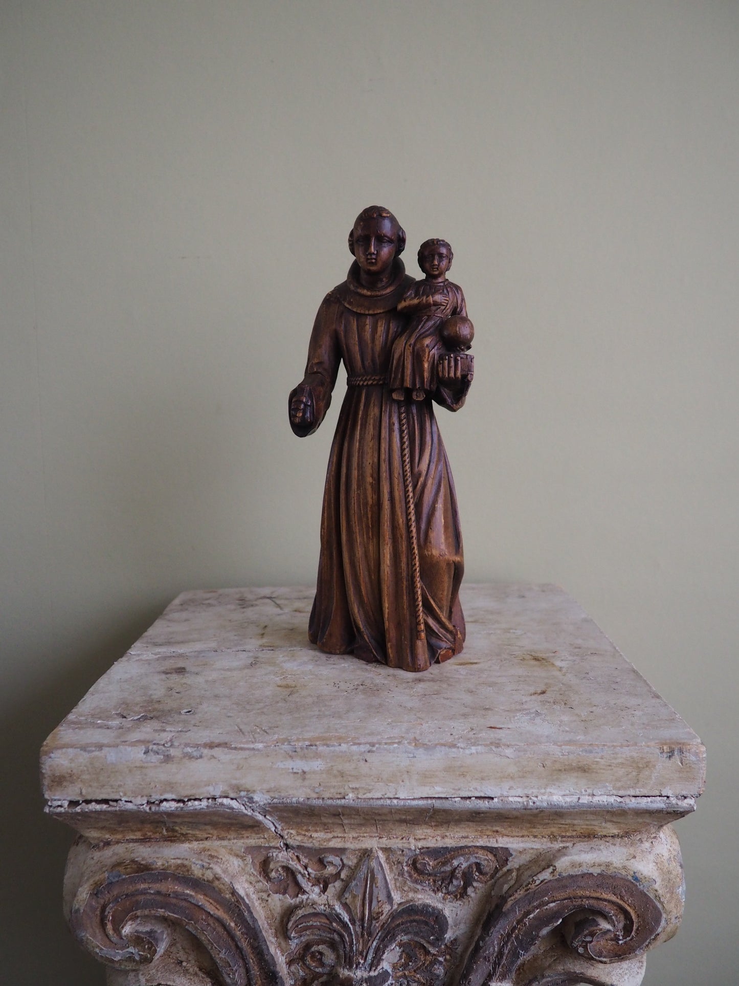 Figure of Saint Anthony of Padua 17th/18th entury
