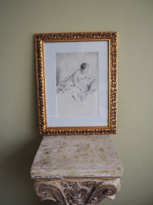 18th Century French School – Venus with Doves