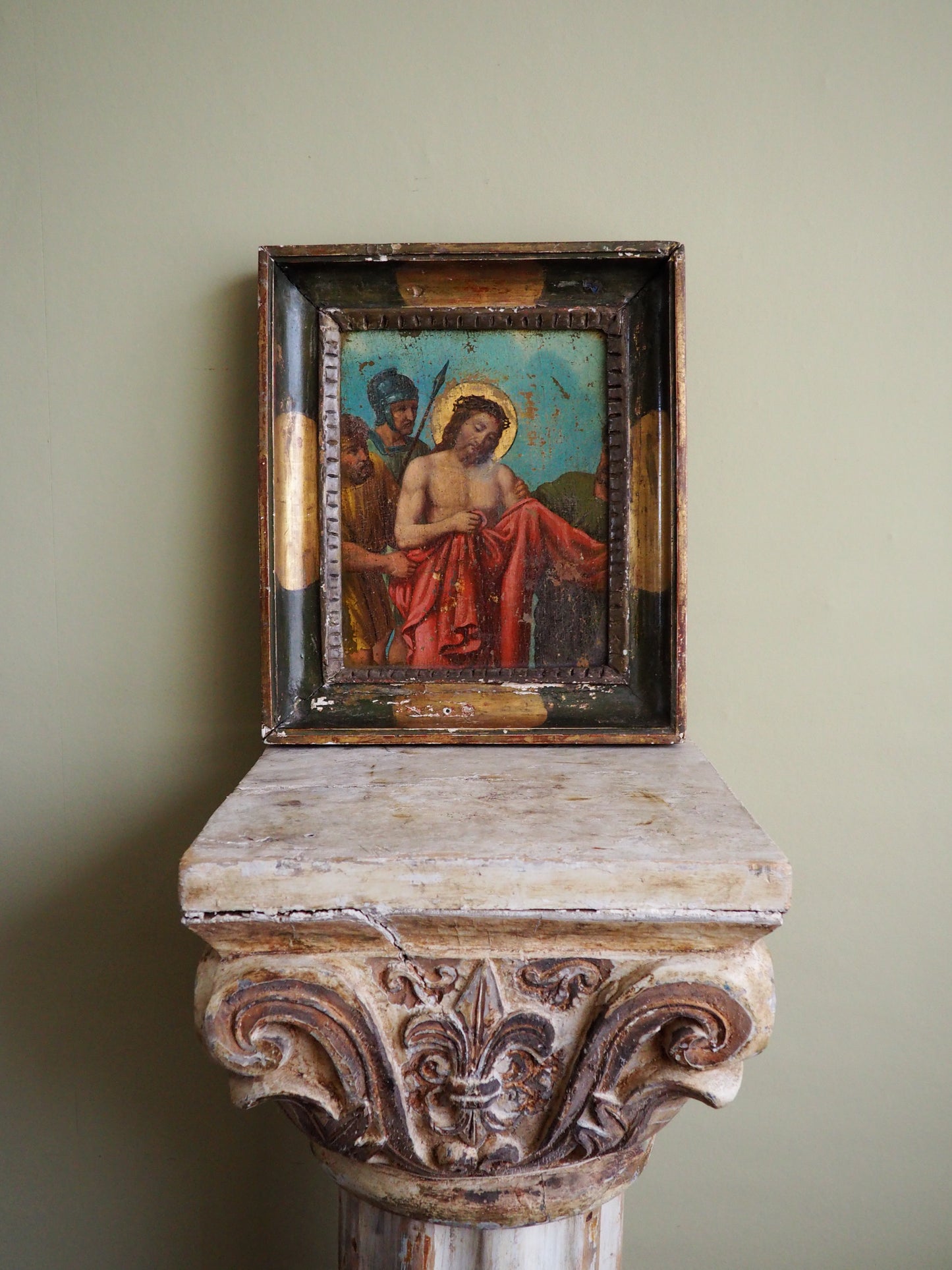 17th Century Ecce Homo – Old Master Oil on Canvas