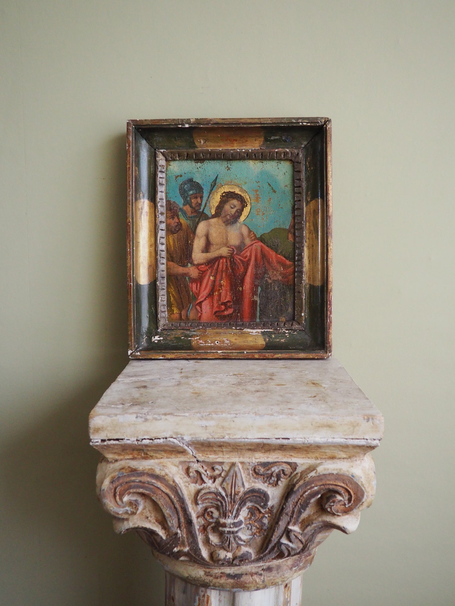 17th Century Ecce Homo – Old Master Oil on Canvas