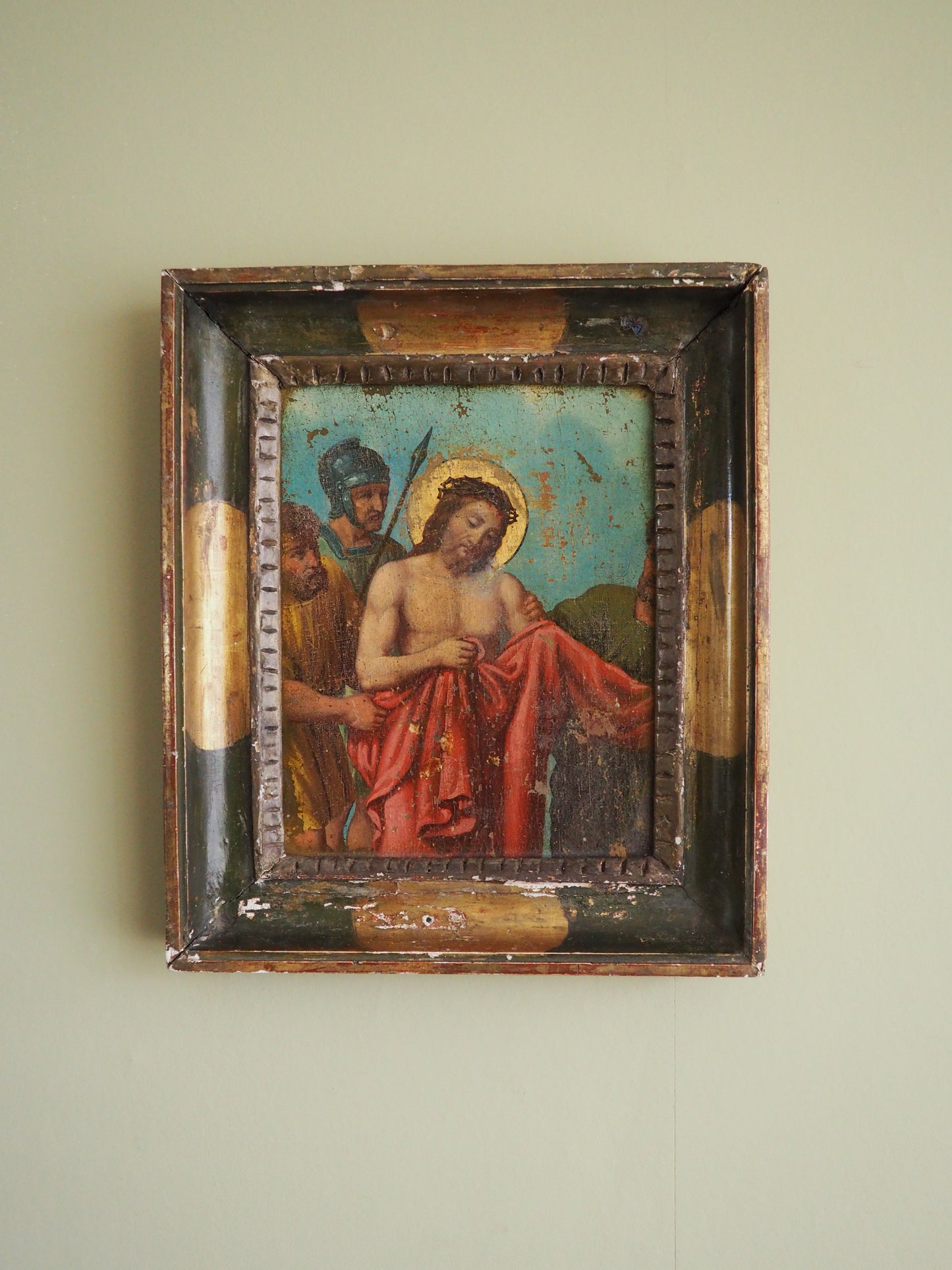 17th Century Ecce Homo – Old Master Oil on Canvas