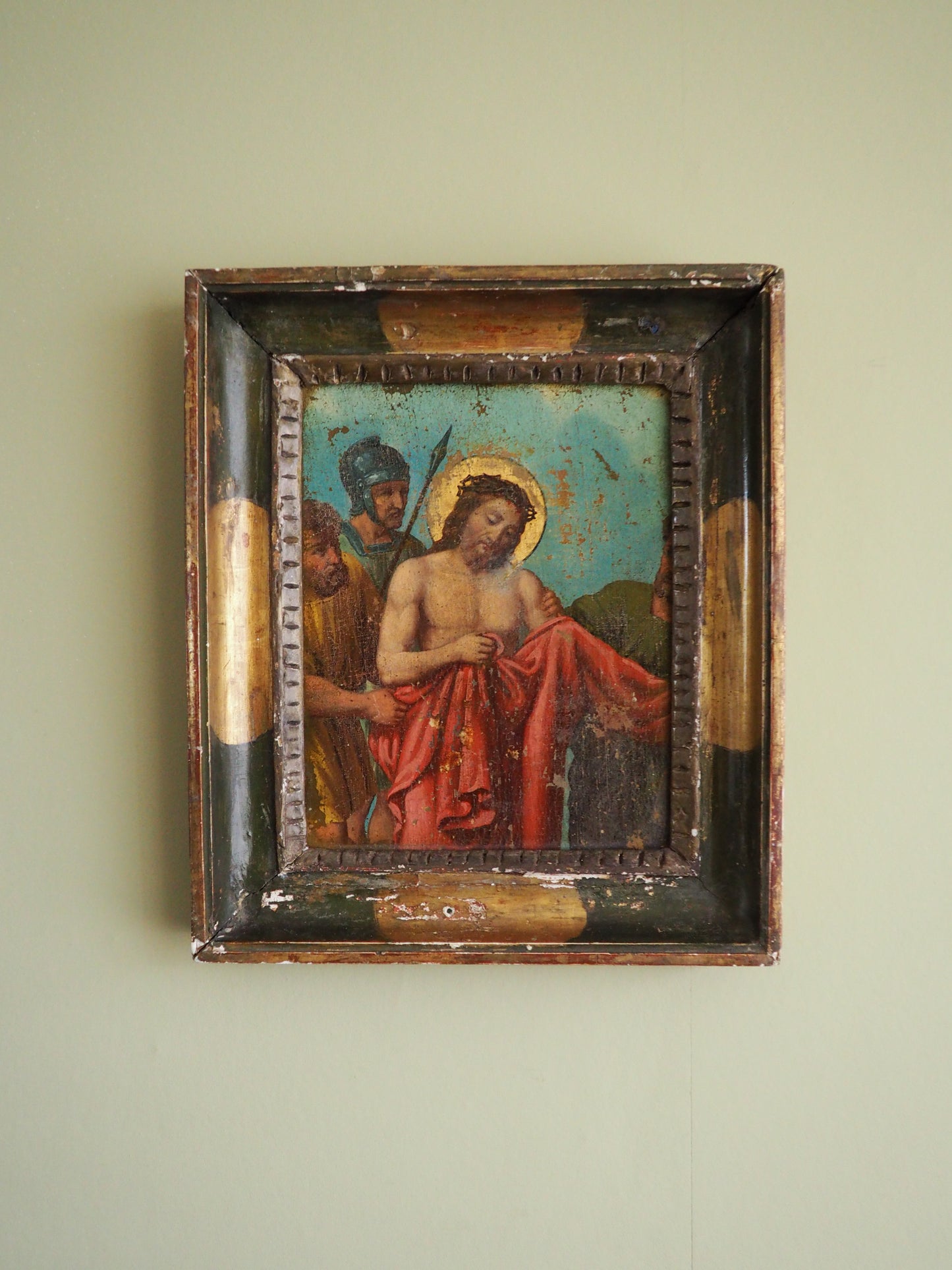 17th Century Ecce Homo – Old Master Oil on Canvas