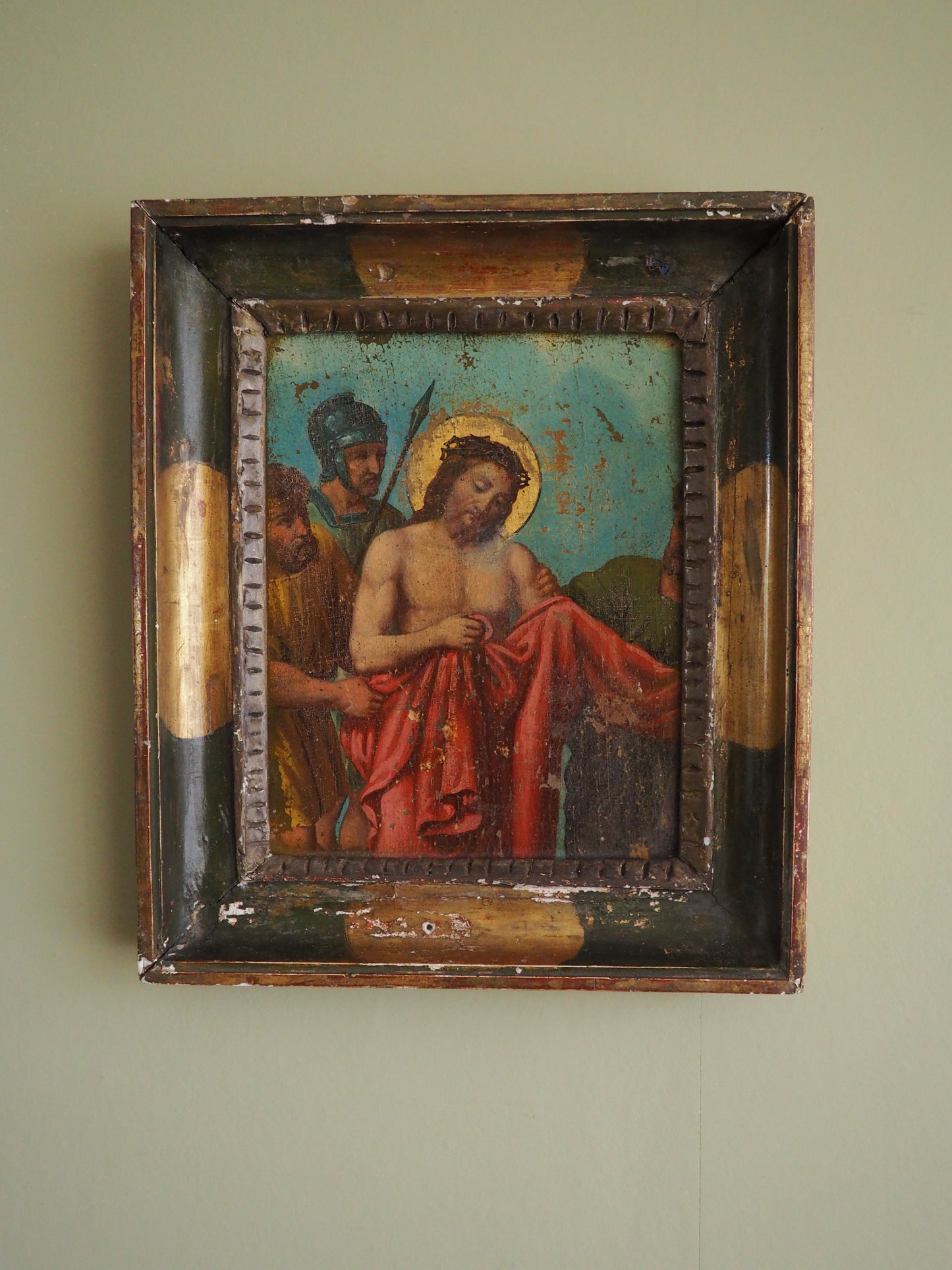 17th Century Ecce Homo – Old Master Oil on Canvas