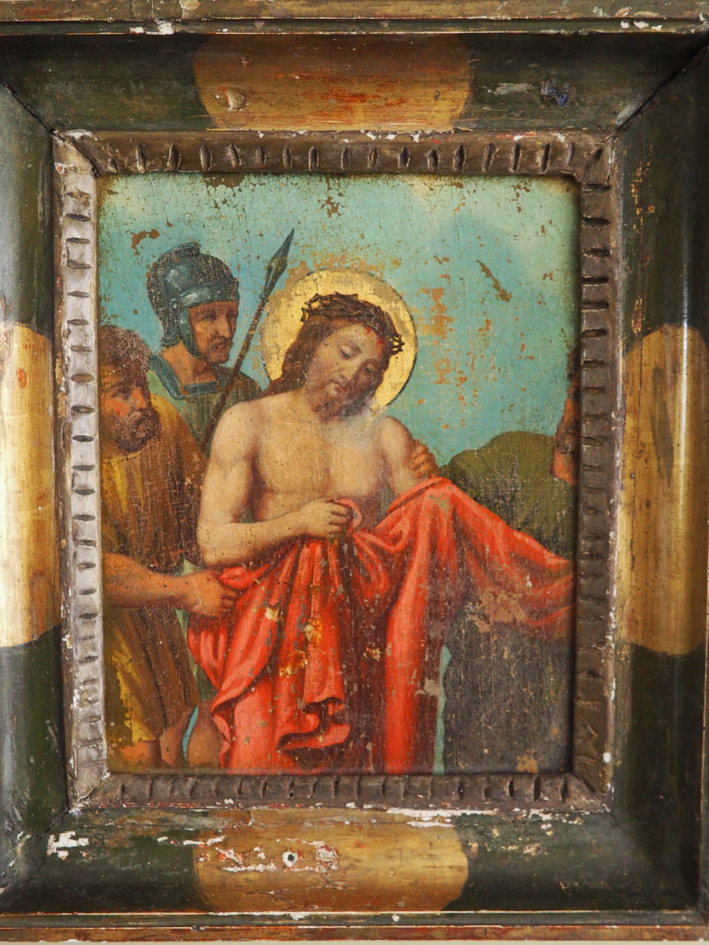 17th Century Ecce Homo – Old Master Oil on Canvas