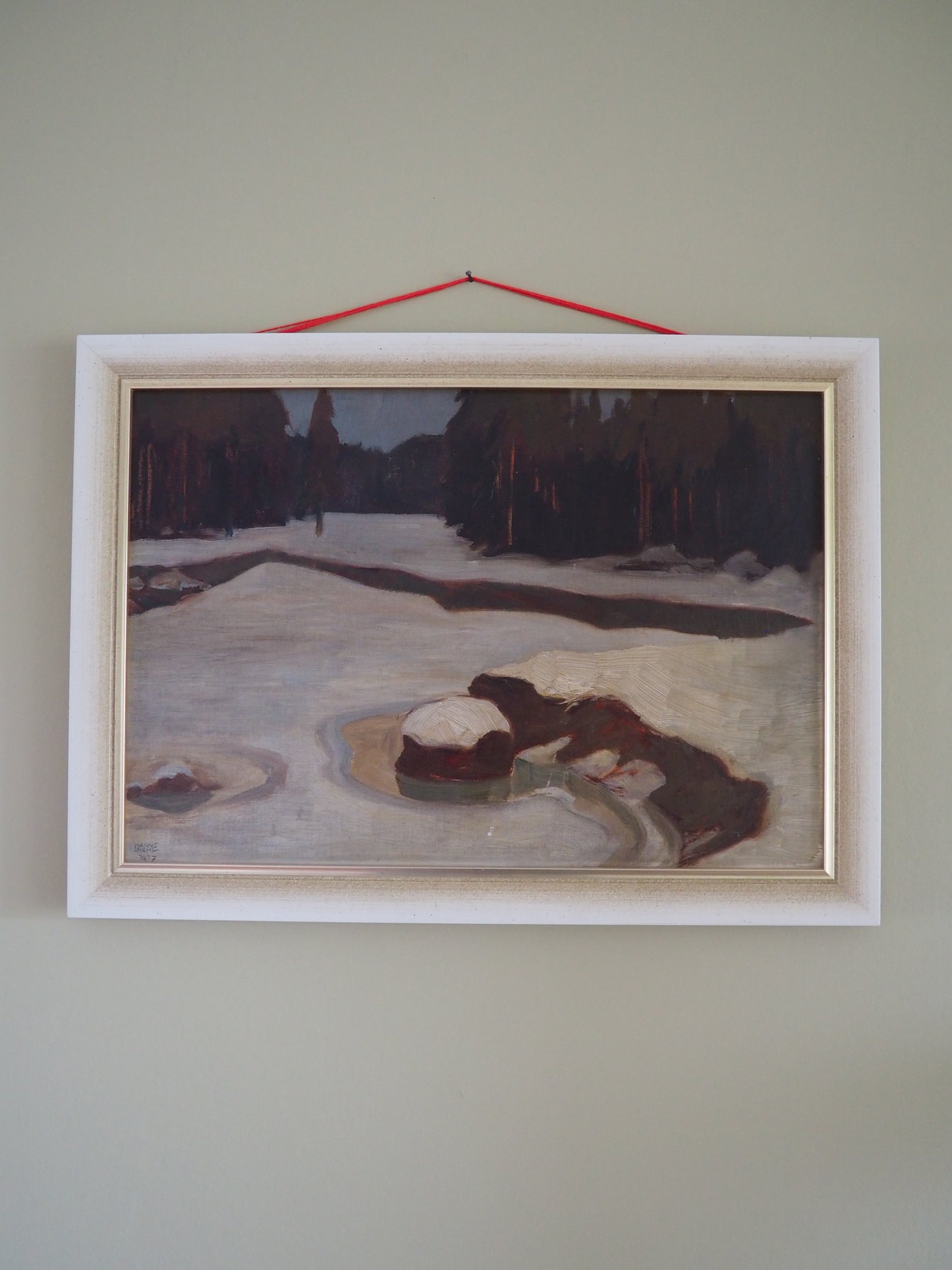 Winter landscape 1917 - Hanns Diehl (1877-1918)