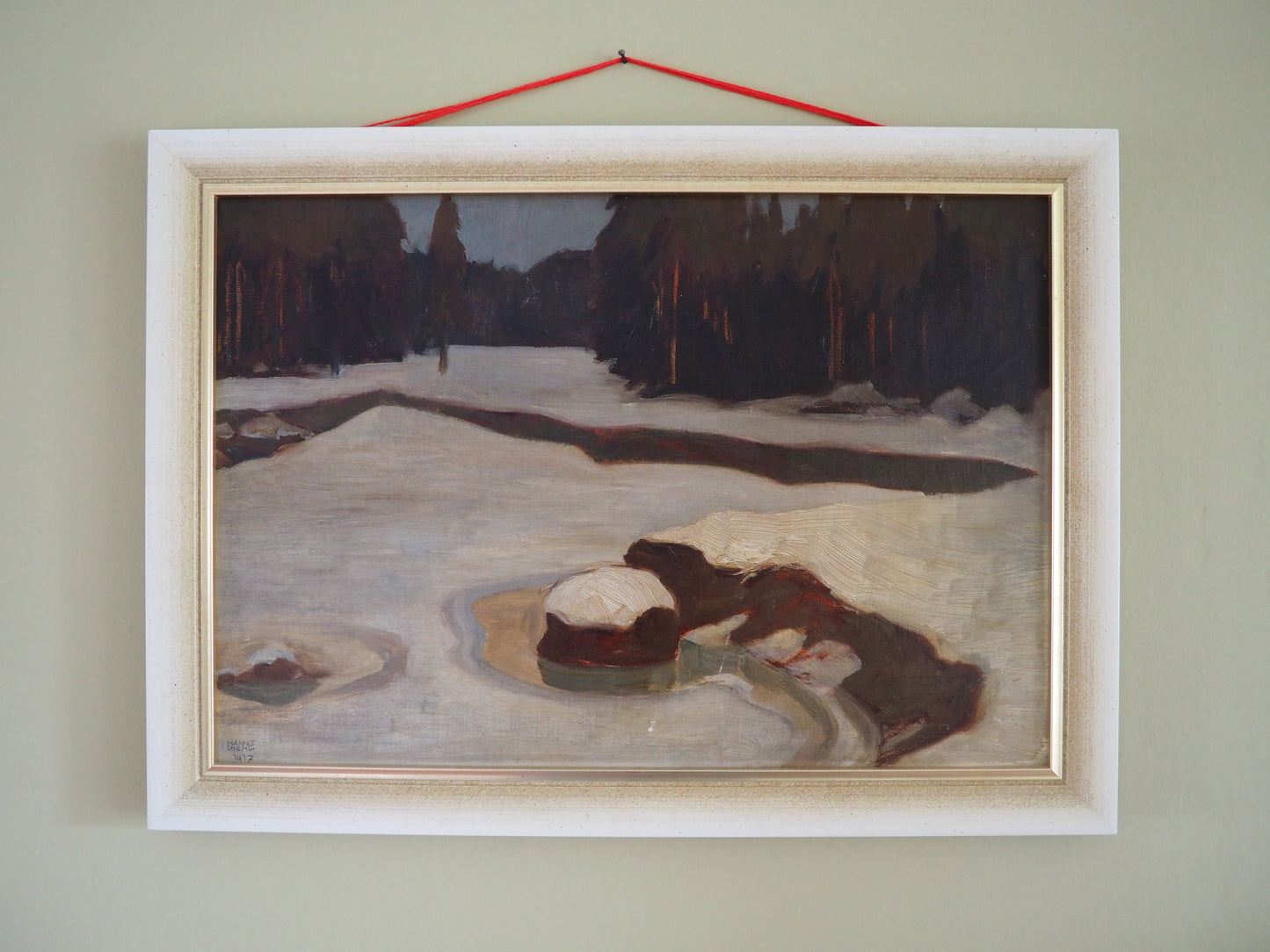 Winter landscape 1917 - Hanns Diehl (1877-1918)