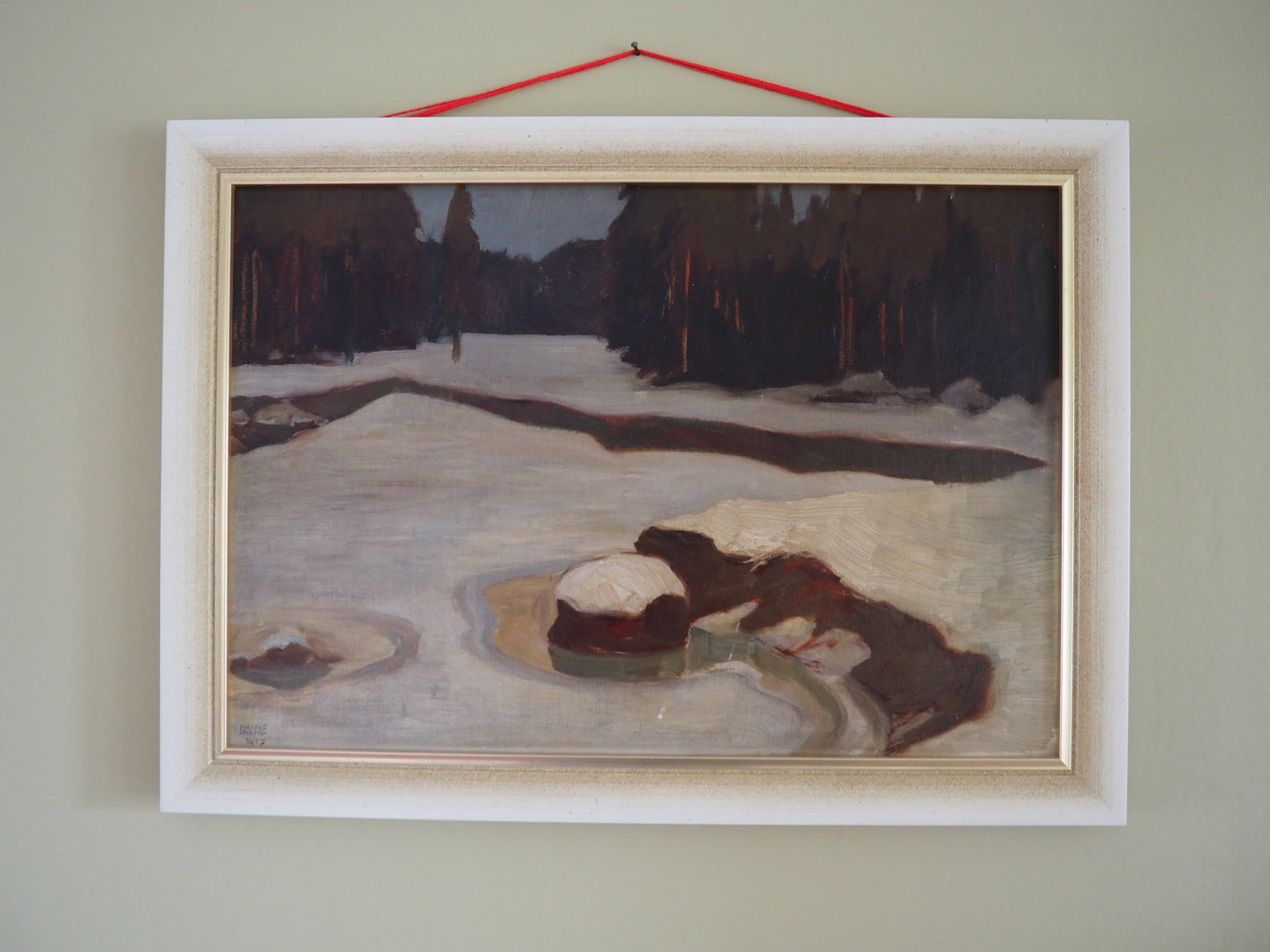 Winter landscape 1917 - Hanns Diehl (1877-1918)