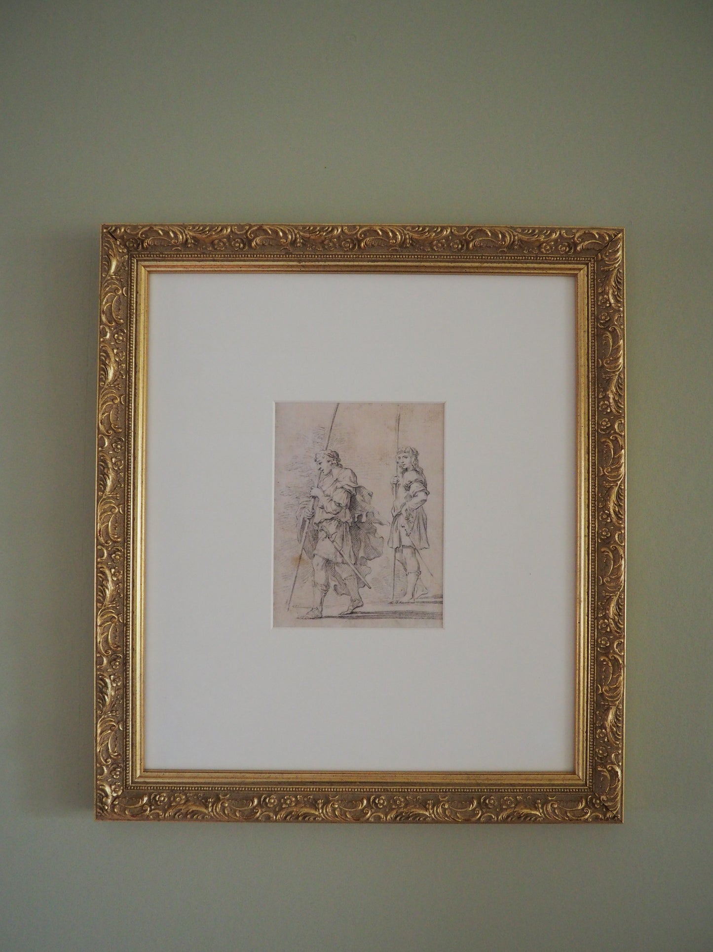 Old master drawing, School of Rembrandt, 17th century