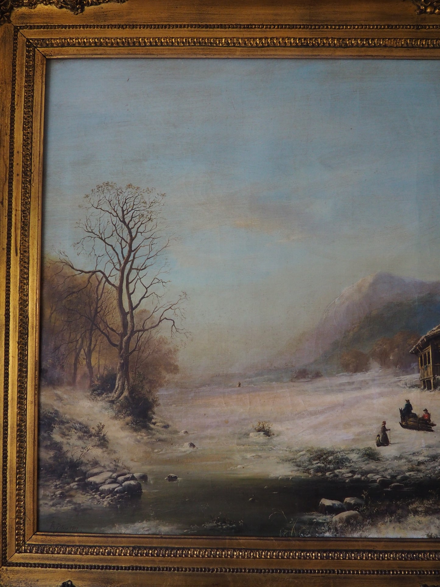 Winter Landscape by Bernhard Peters