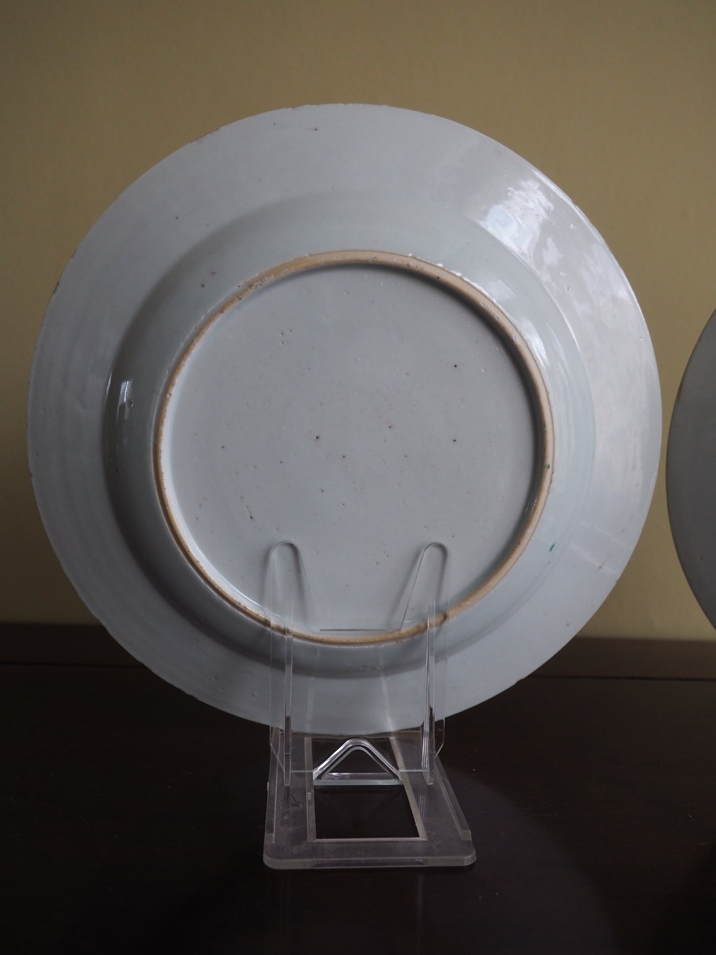 Pair of 18th Century Chinese Famille Rose Plates