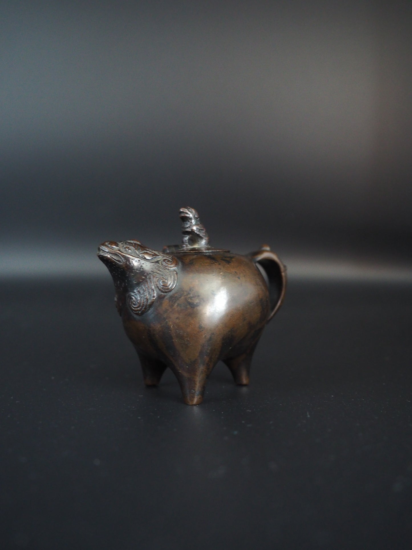 Japanese Bronze Water Dropper