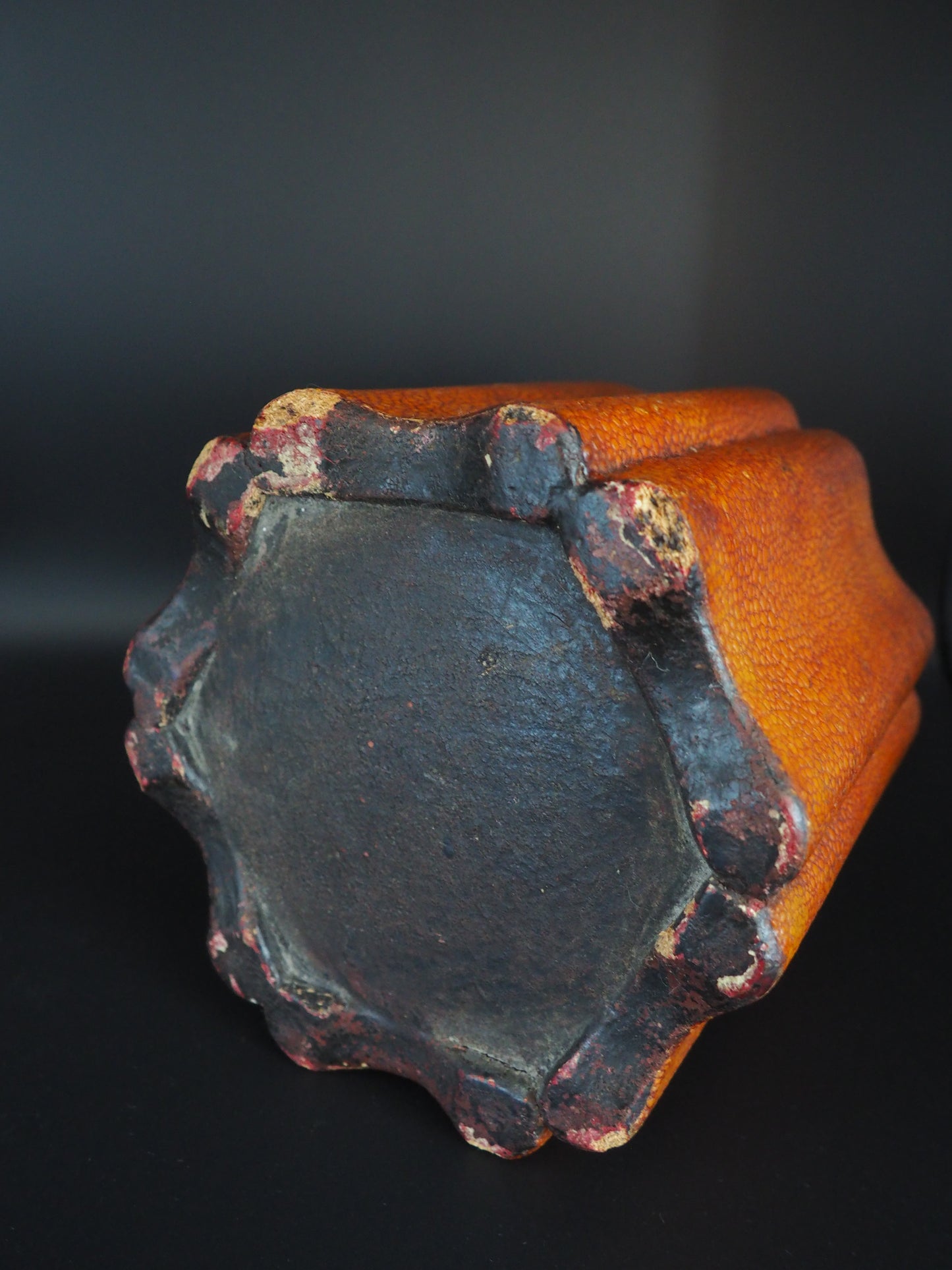 Chinese Shagreen-Covered Bitong (Brush Pot)
