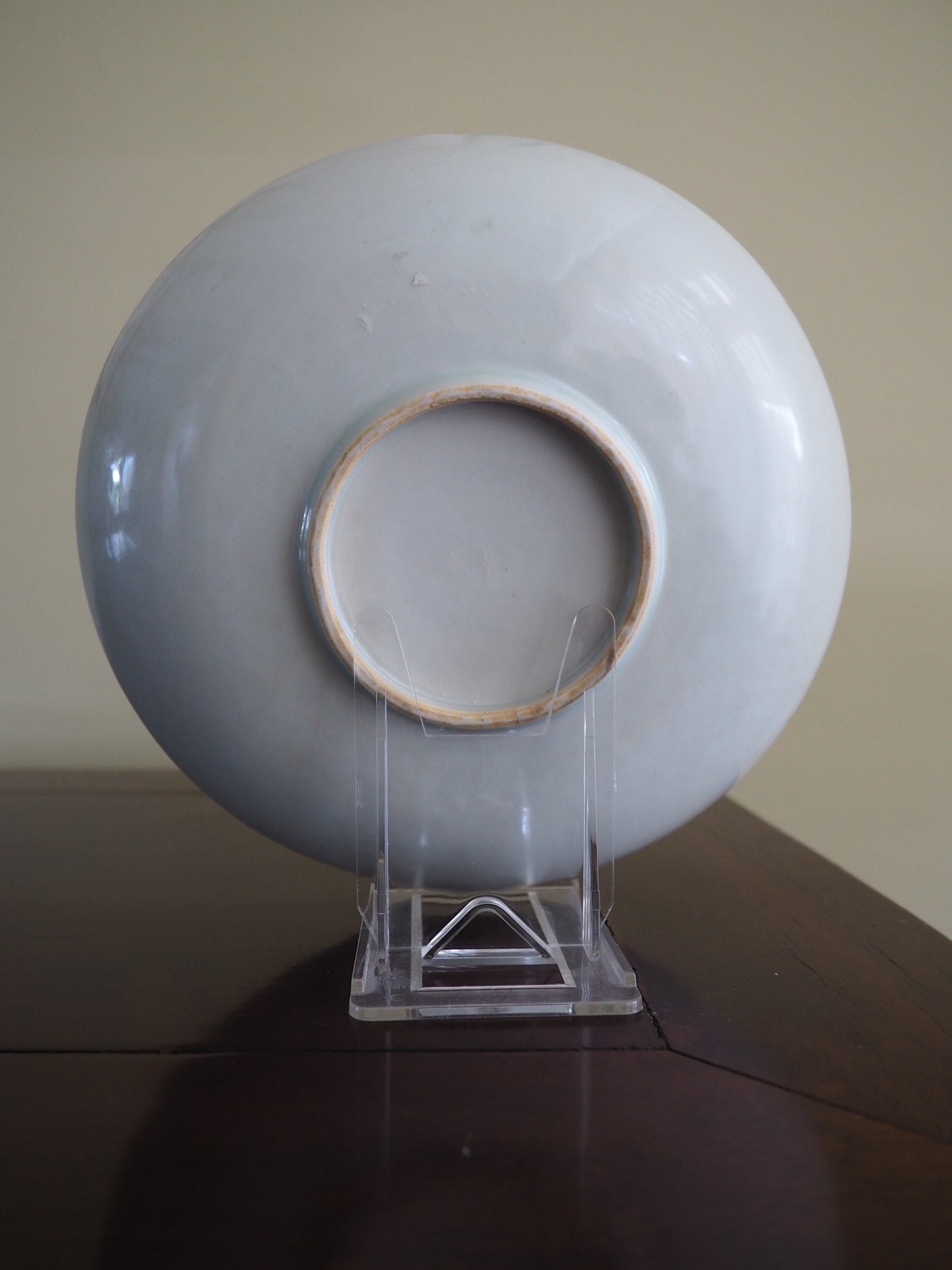 Guangxu Period plate - Luohan with Peach