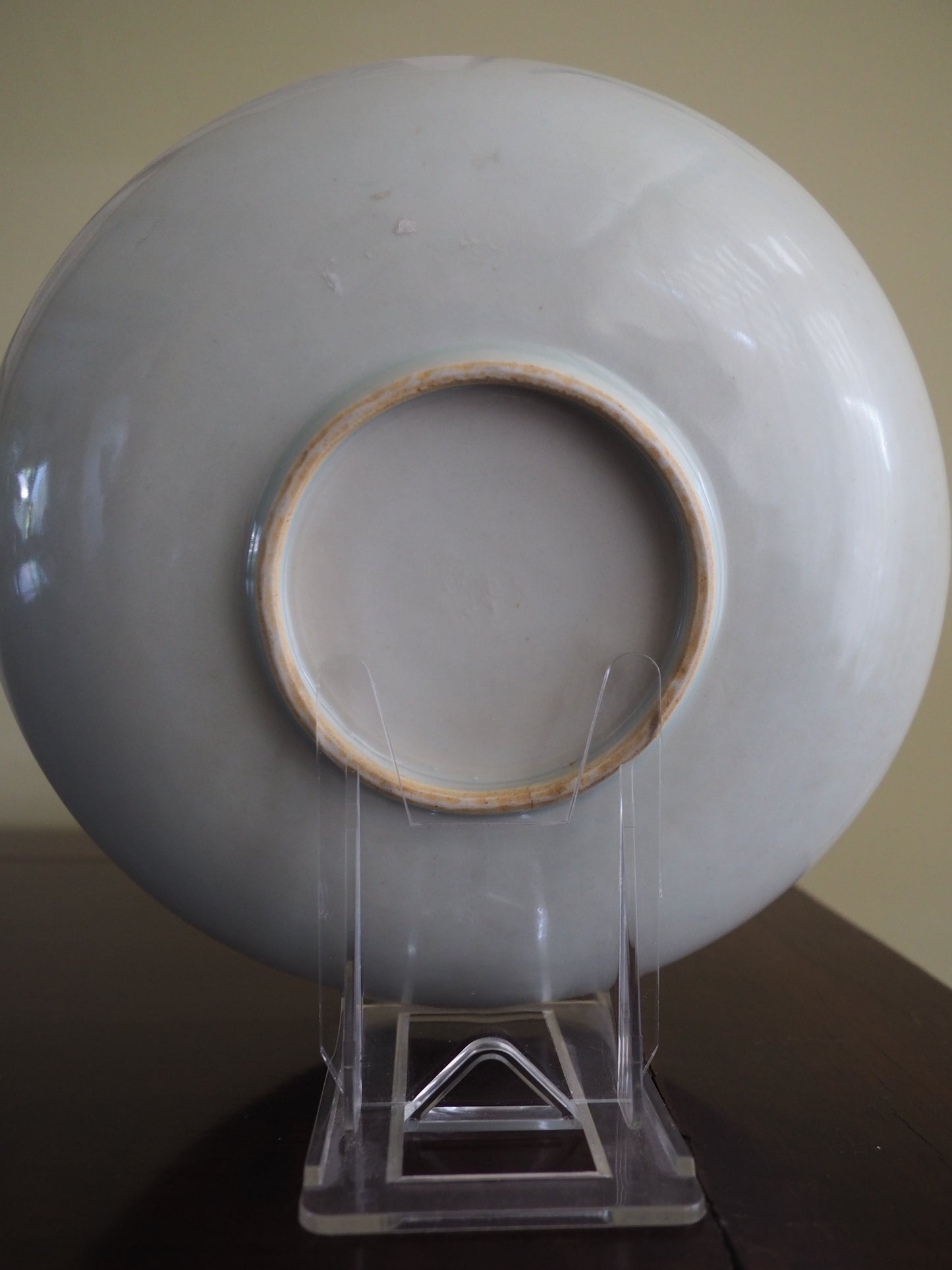Guangxu Period plate - Luohan with Peach