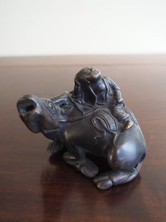 Rare Chinese Water Dropper – Boy on Ox, 18th/19th Century