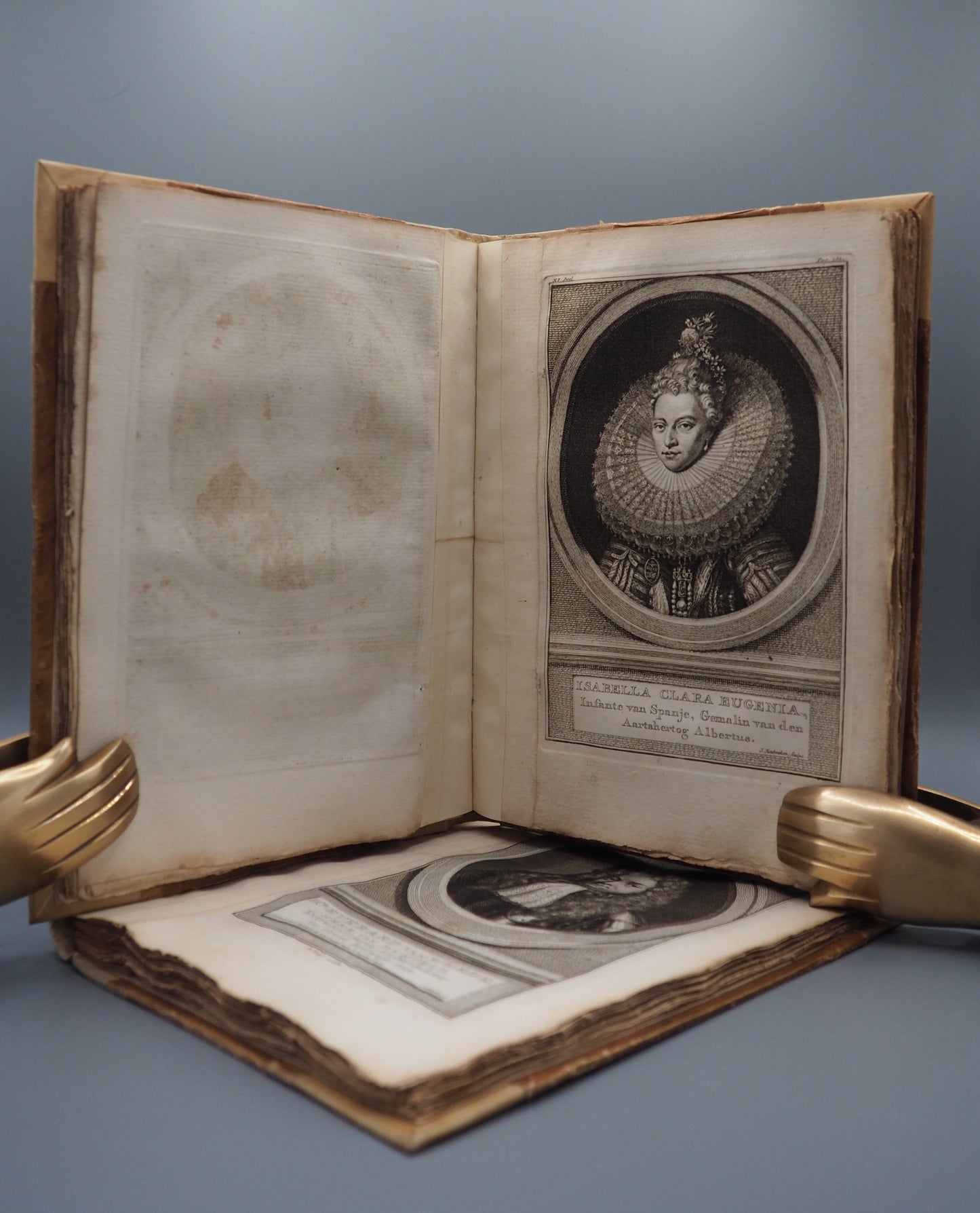 18th Century Portrait Engraving Collection – Historical Figures of the Low Countries, Rare Antique Set