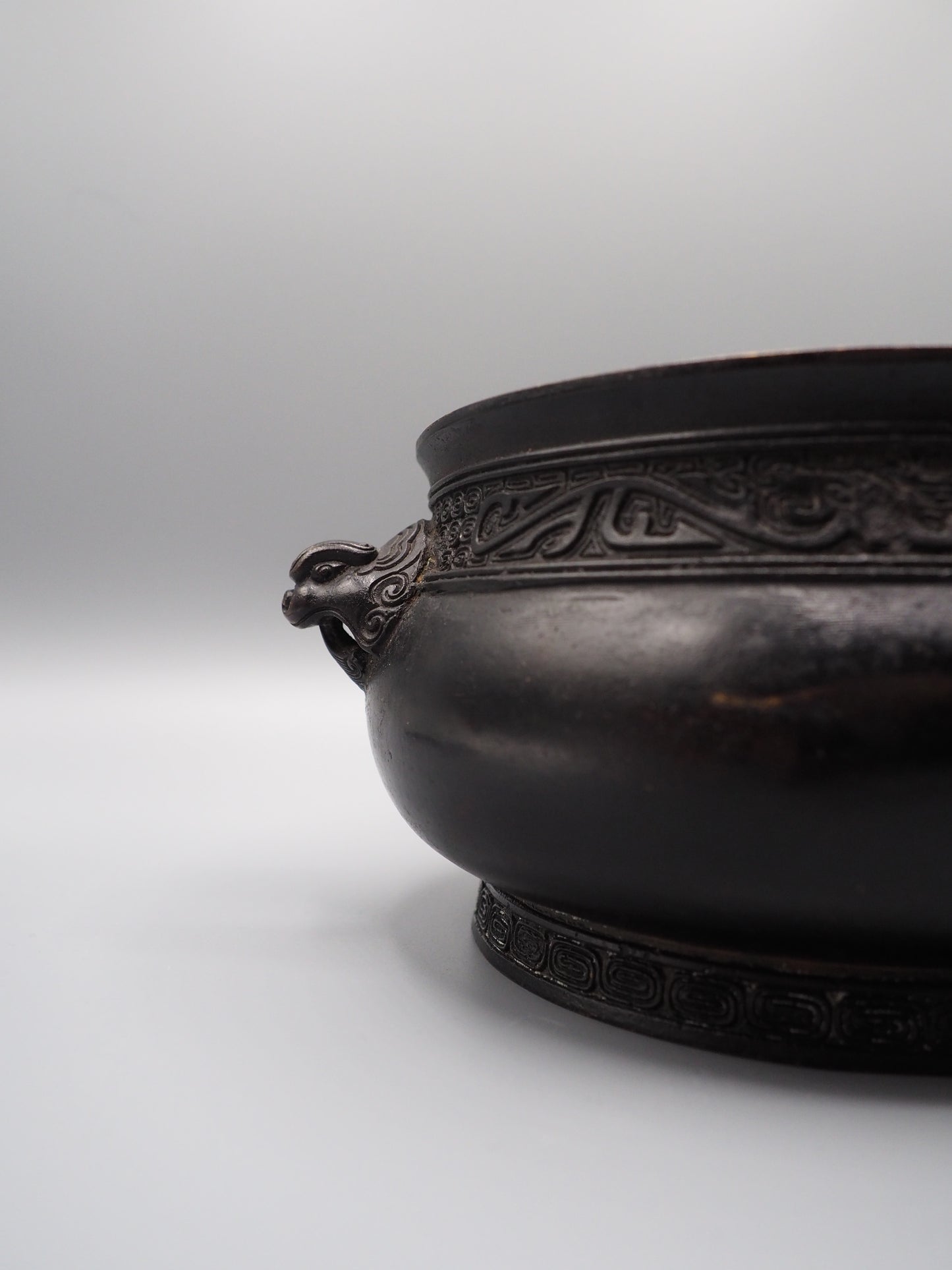 18th century Chinese bronze censer