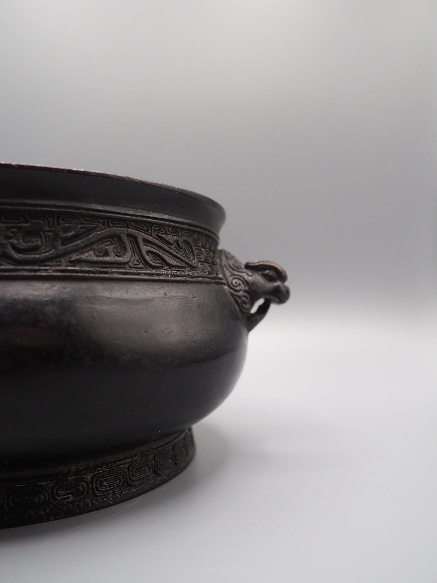 18th century Chinese bronze censer
