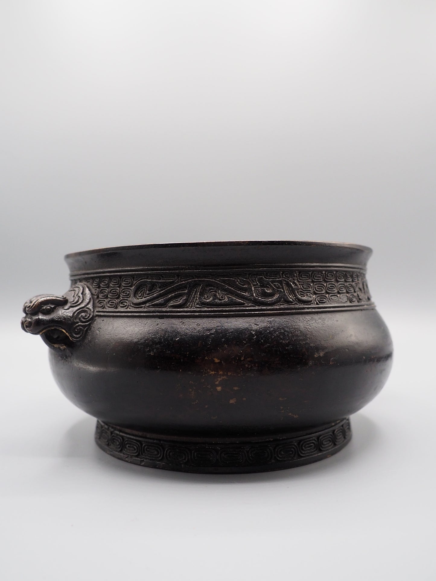 18th century Chinese bronze censer