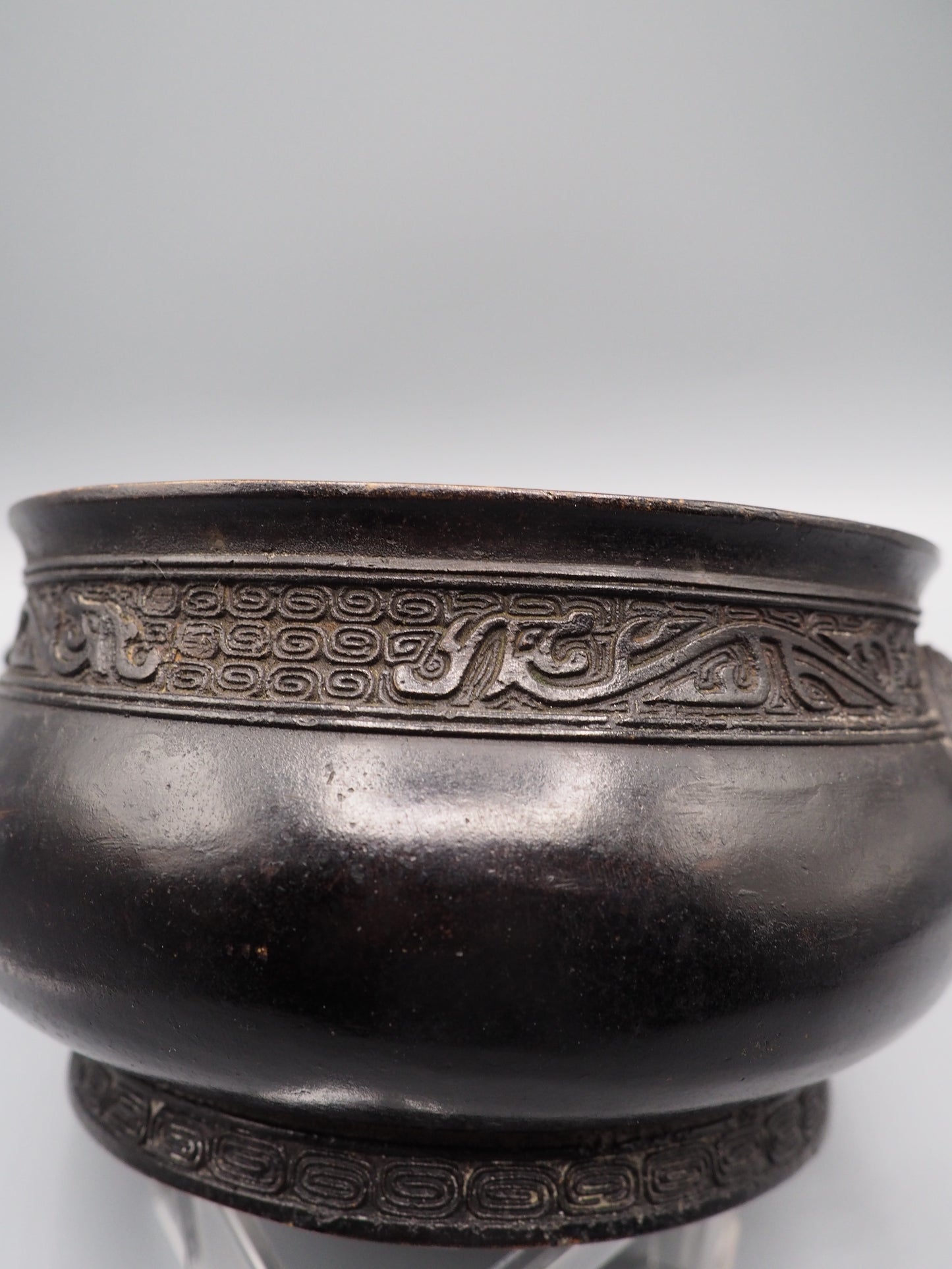 18th century Chinese bronze censer