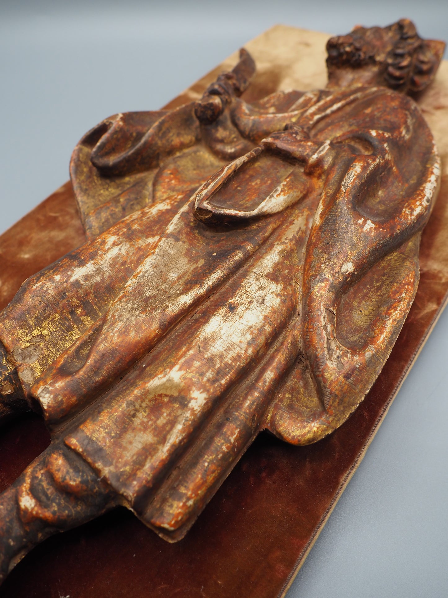 Late Gothic Wooden Relief of Saint Bartholomew (c. 1500–1550)