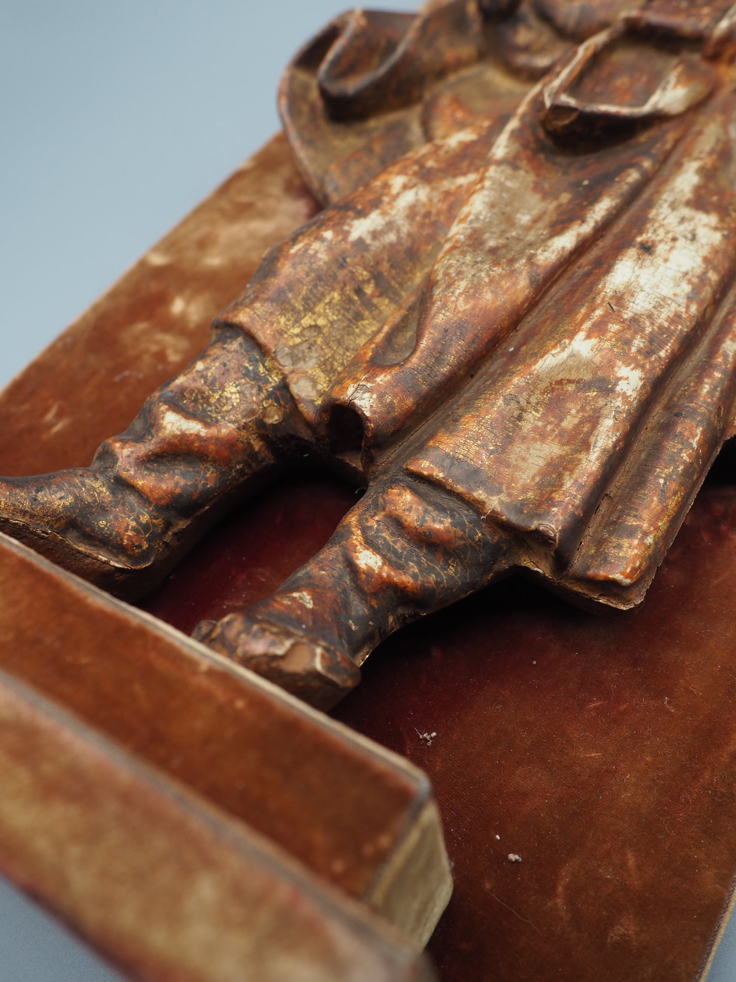 Late Gothic Wooden Relief of Saint Bartholomew (c. 1500–1550)