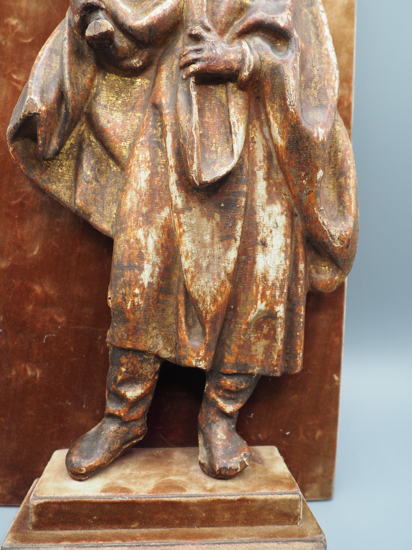 Late Gothic Wooden Relief of Saint Bartholomew (c. 1500–1550)