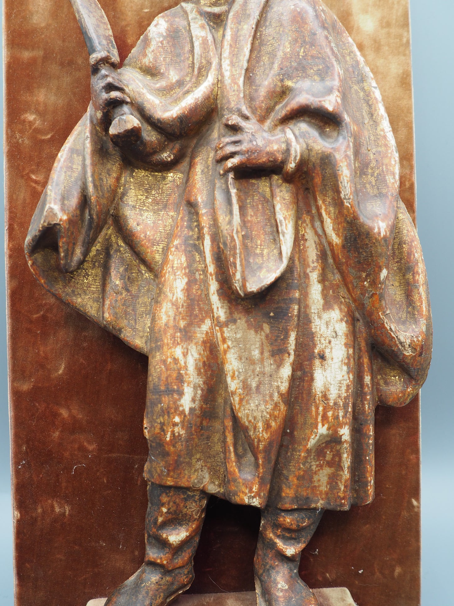 Late Gothic Wooden Relief of Saint Bartholomew (c. 1500–1550)