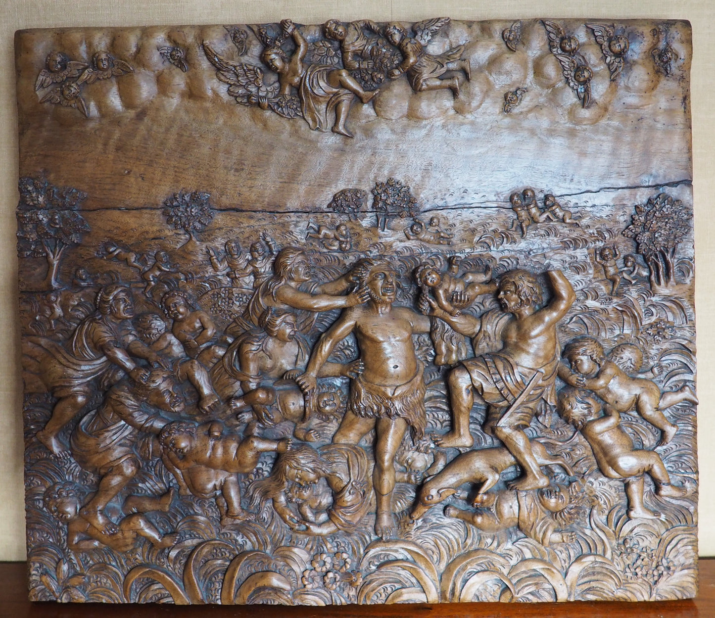 Mechelen or Maasland Relief Panel – “Massacre of the Innocents” – Mid-17th Century – Exceptional Large Example