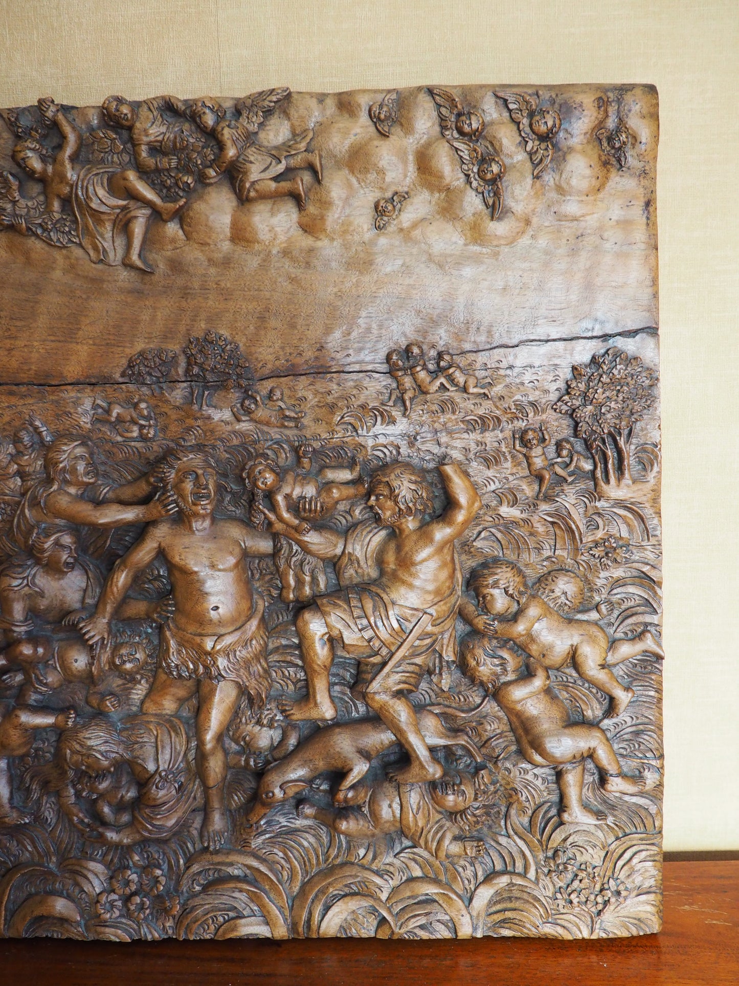Mechelen or Maasland Relief Panel – “Massacre of the Innocents” – Mid-17th Century – Exceptional Large Example