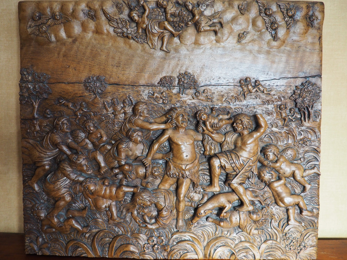 Mechelen or Maasland Relief Panel – “Massacre of the Innocents” – Mid-17th Century – Exceptional Large Example